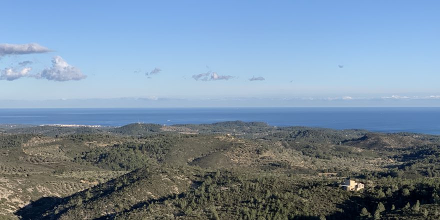 Belle masía avec vue à 360º